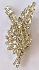 Clear Baguettes Brooch