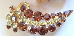 Topaz Baguettes Brooch
