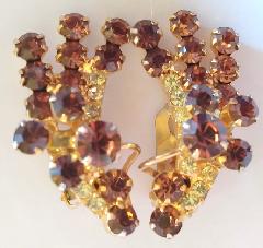 Topaz Chatons Only Earrings Clip