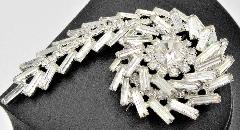 Clear Baguettes Brooch