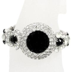 Black (jet) Dentelle Bracelet Clamper