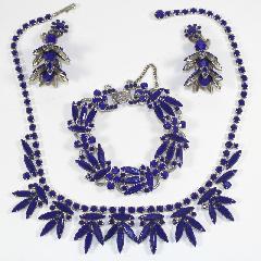 Blue Navettes Necklace
