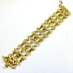 Green Chatons Only Bracelet Flat Push In