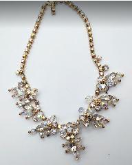 Clear Navettes Necklace