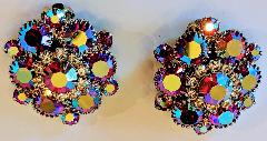 AB Chatons Only Earrings Clip