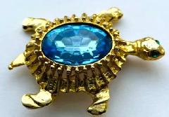Turquoise Oval Brooch