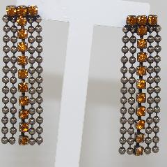Topaz Chatons Only Earrings Pierced
