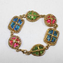 Pastel Pear Bracelet Charm