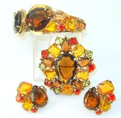 Fall Pear Earrings Clip