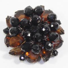 Topaz Pear Brooch