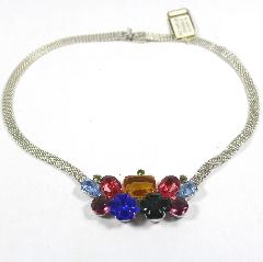 Multiple Colors Pear Necklace