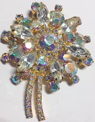 AB Navettes Brooch