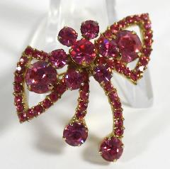 Pink Chatons Only Brooch