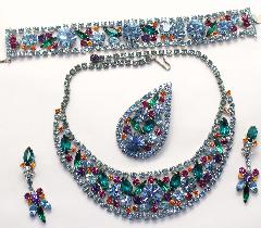 Blue Navettes Necklace