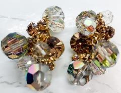 Topaz Chatons Only Earrings Clip