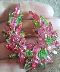 Pastel Navettes Brooch