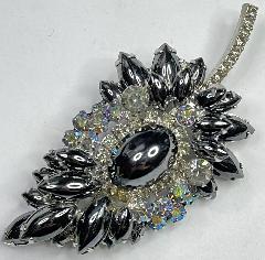 Hematite Cabochons Brooch