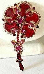 Red Anchor Brooch