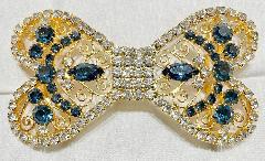 Blue Navettes Belt Buckle