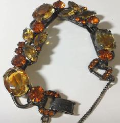 Topaz Oval Givre Bracelet 5 Link