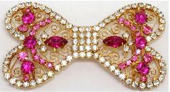 Pink Navettes Belt Buckle