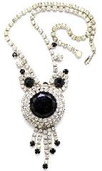 Black (jet) Dentelle Necklace
