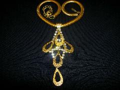 Clear Chatons Only Necklace