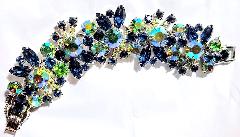 Blue Navettes Bracelet 5 Link