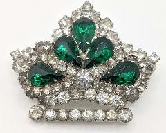 Green Pear Brooch