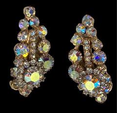AB Chatons Only Earrings Clip