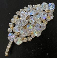Clear Chatons Only Brooch