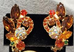 Fall Navettes Earrings Clip