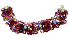 Multiple Colors Chatons Only Bracelet 5 Link