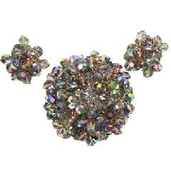 Gray (black Diamond) Chatons Only Earrings Clip