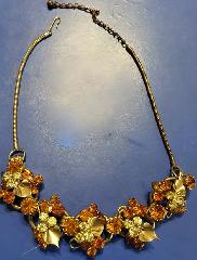 Multiple Colors Chatons Only Necklace