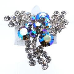 Gray (black Diamond) Chatons Only Brooch