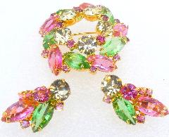 Pastel Navettes Brooch