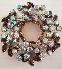 Topaz Navettes Brooch
