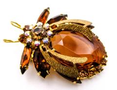 Topaz Oval Brooch