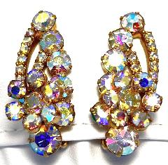 AB Chatons Only Earrings Clip