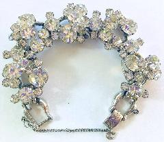 Clear Chatons Only Bracelet 5 Link
