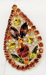 Fall Navettes Pin Pendant