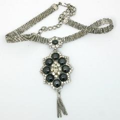 Hematite Cabochons Pin Pendant