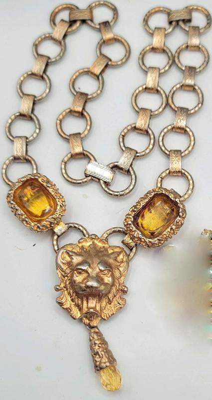 Front view of Topaz Emerald Cut Necklace