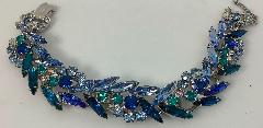 Blue Navettes Bracelet 5 Link