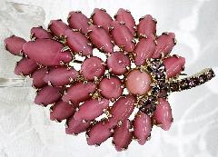 Pink Cabochons Brooch