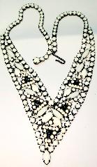White (chalk Or Milk) Baguettes Necklace