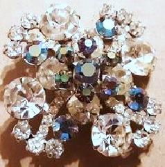 AB Chatons Only Brooch