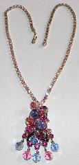 Pink Chatons Only Necklace