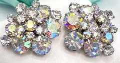 AB Chatons Only Earrings Clip